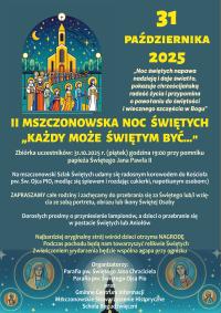 II Mszczonowska Noc Świętych „Każdy może świętym być…”